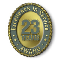 Excellence in Service - 23 Year Award
